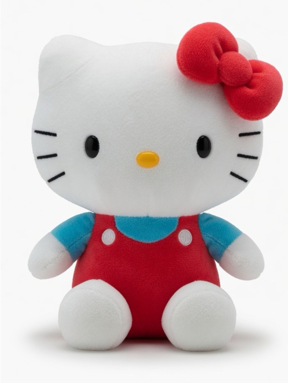 Sanrio Hello Kitty Plush by Hello Kitty - White, Red & Blue